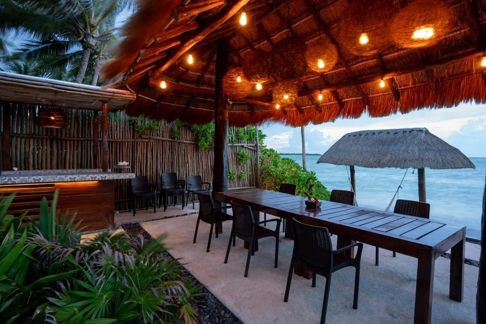 6Br Exclusive Beachfront Villa W/ Pool In Tulum Balcheil Mexico