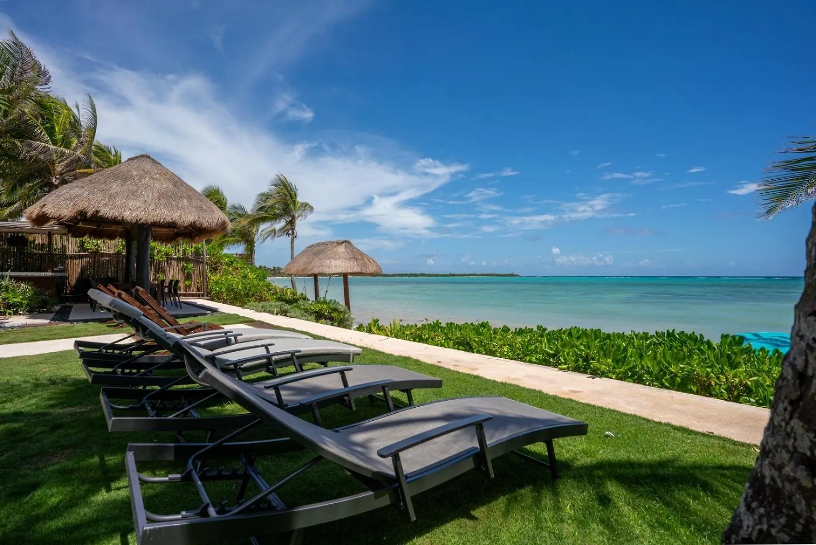6Br Exclusive Beachfront Villa W/ Pool In Tulum Balcheil 0*,